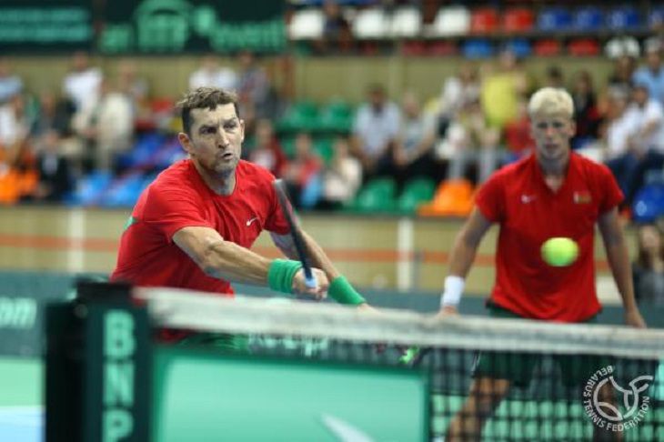 Белорусские теннисисты вышли вперед в матче Кубка Дэвиса против России‍