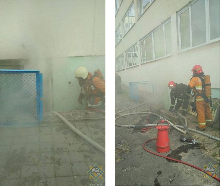 В Фаниполе загорелась гимназия: эвакуировали более 770 человек