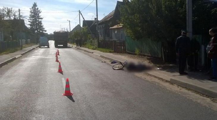 В Пружанском районе грузовик насмерть сбил велосипедиста