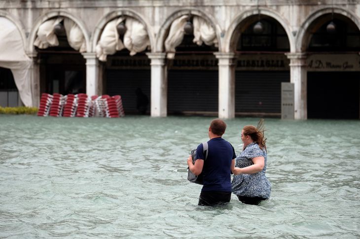Около 75% территории Венеции затопило из-за шторма