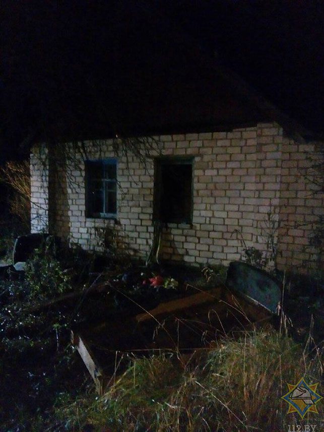 В Полоцком районе на пожаре‍ едва не погиб сельчанин