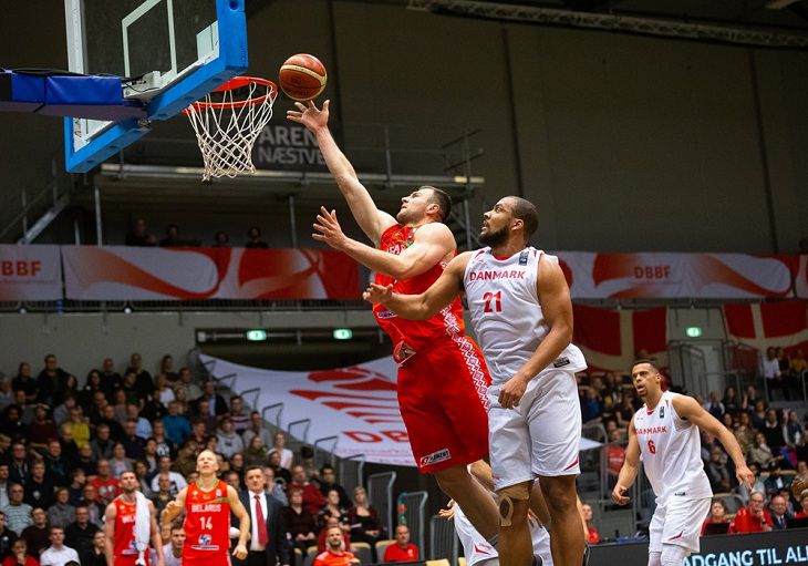 Белорусские баскетболисты победили датчан в квалификации ЧЕ-2021