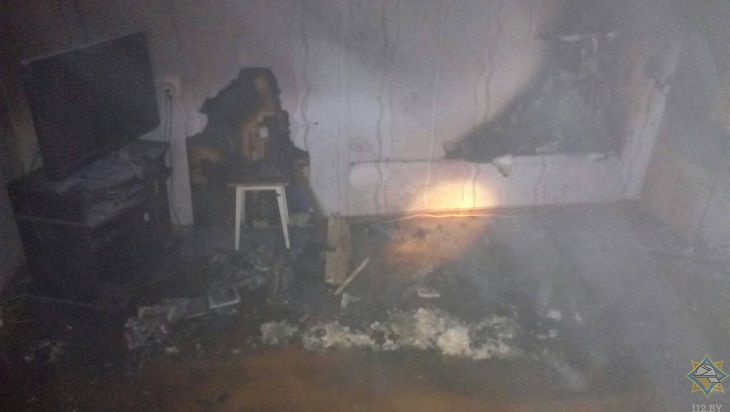 Пожар в Свислочи: одного спасли, пятерых эвакуировали