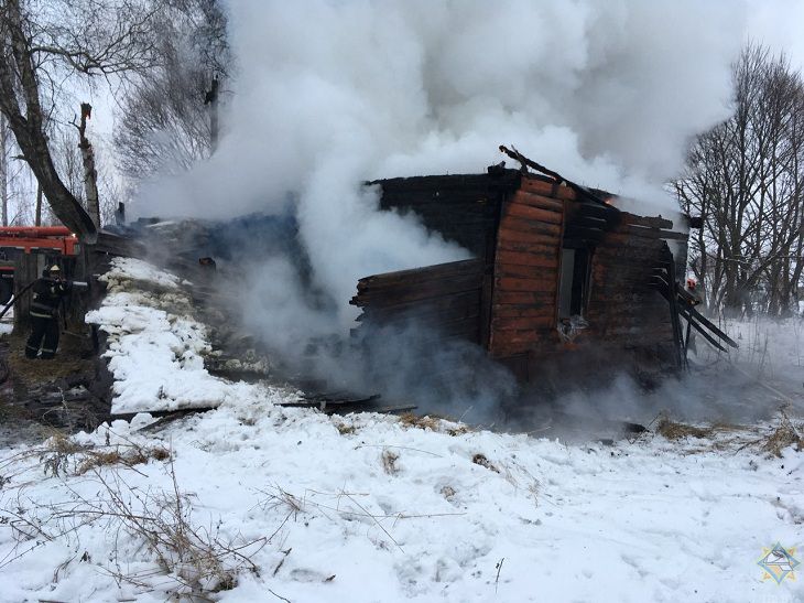 Ветковский район. На пожаре жилого дома погиб мужчина