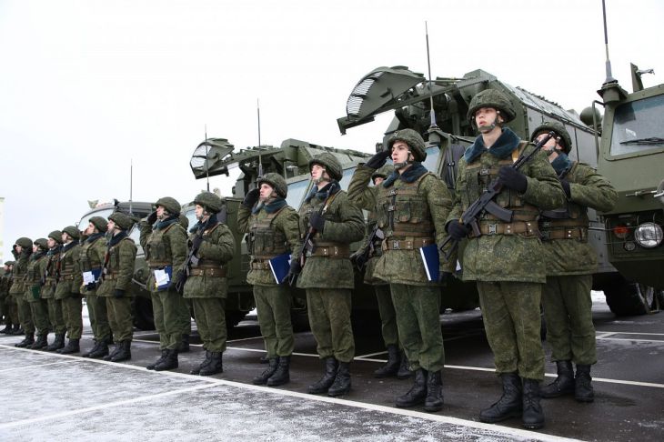 Батарея ЗРК «Тор-М2» поступила на вооружение полка, который охраняет БелАЭС