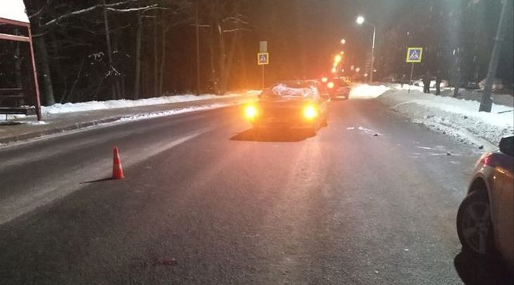 Легковушка на переходе сбила пешехода в Новополоцке, мужчина в больнице Легковушка на переходе сбила пешехода в Новополоцке, мужчина в больнице