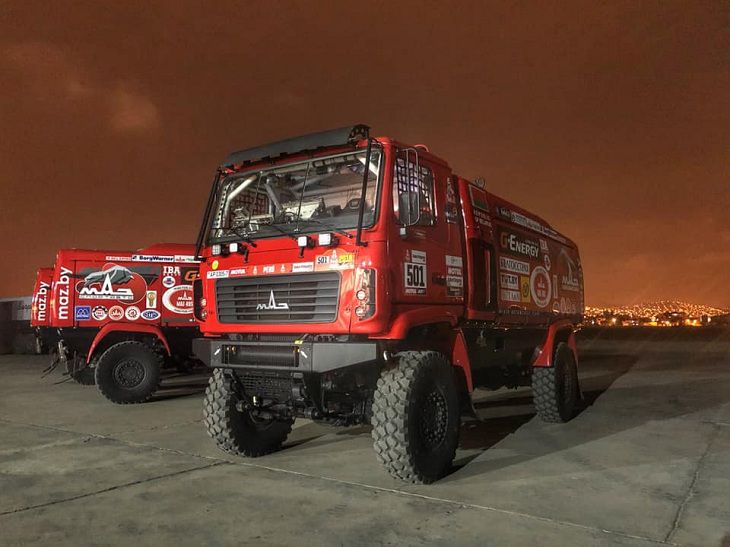 «МАЗ» пришел девятым на первом этапе ралли-рейда «Дакар-2019»