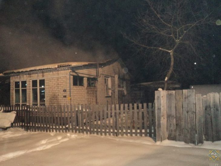 В Славгороде при пожаре погиб пенсионер