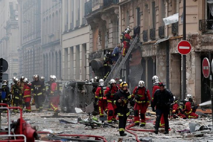 В центре Парижа произошел взрыв