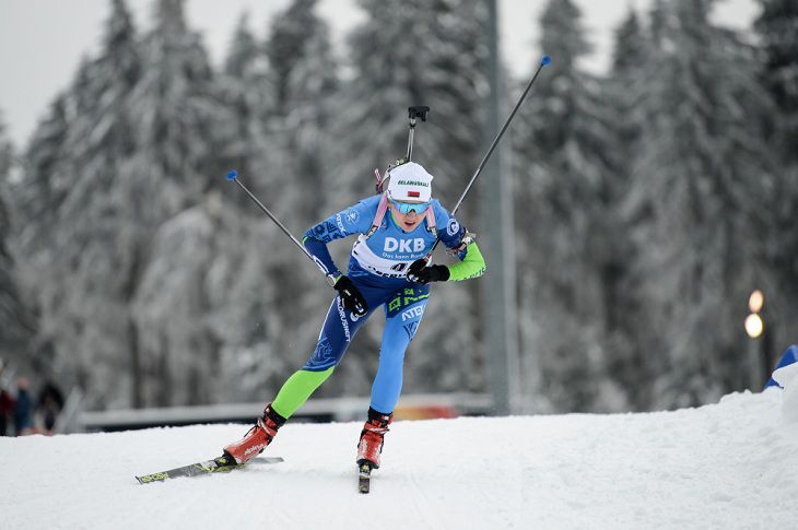 Кривко финишировала в первой десятке гонки преследования