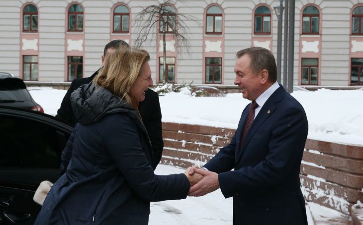 Макей и Кнайсль открыли новый офис посольства Австрии в Минске Макей и Кнайсль