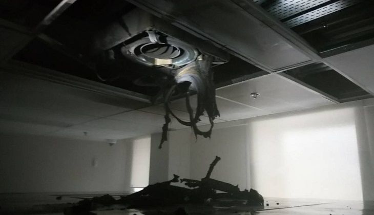 Пожар в Минске: из здания Банка развития эвакуировали 500 человек