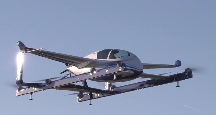 Boeing провел первые испытания беспилотного аэротакси