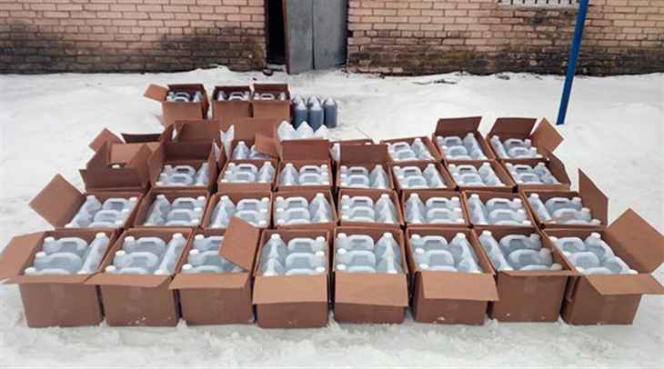 Тонну спиртосодержащей жидкости изъяли у жителя Солигорска Тонну спиртосодержащей жидкости изъяли у жителя Солигорска