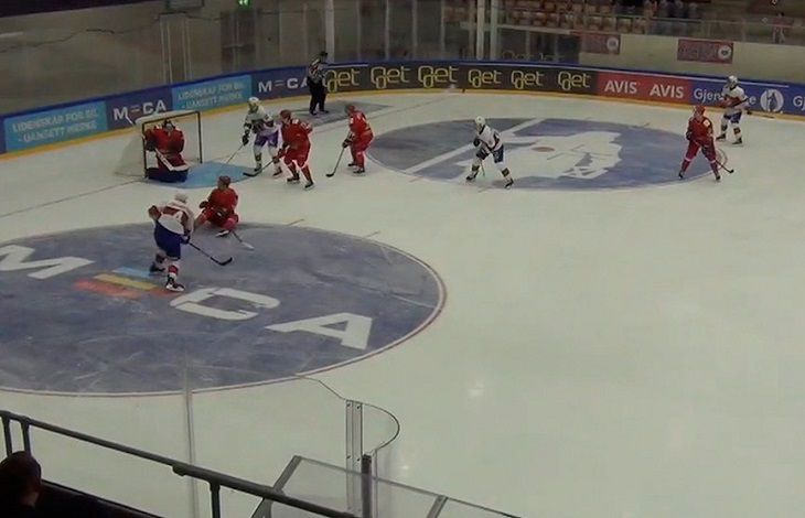 Хоккей. Беларусь играет со Словакией