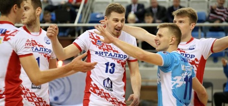 Волейболисты Строителя вышли в лидеры чемпионата Беларуси