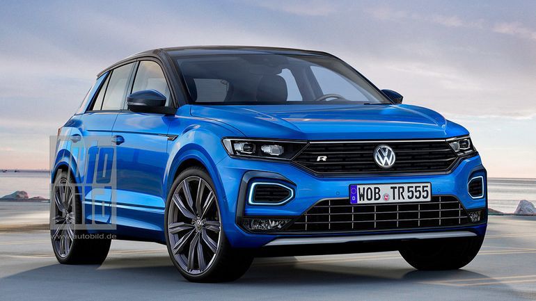Volkswagen показал тизер нового T-Roc R
