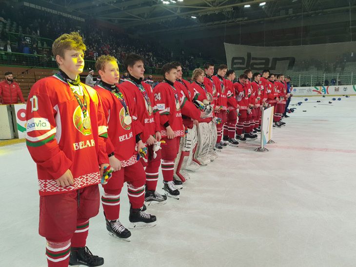 Хоккеисты сборной Беларуси U-17 завоевали серебро Европейского юношеского фестиваля