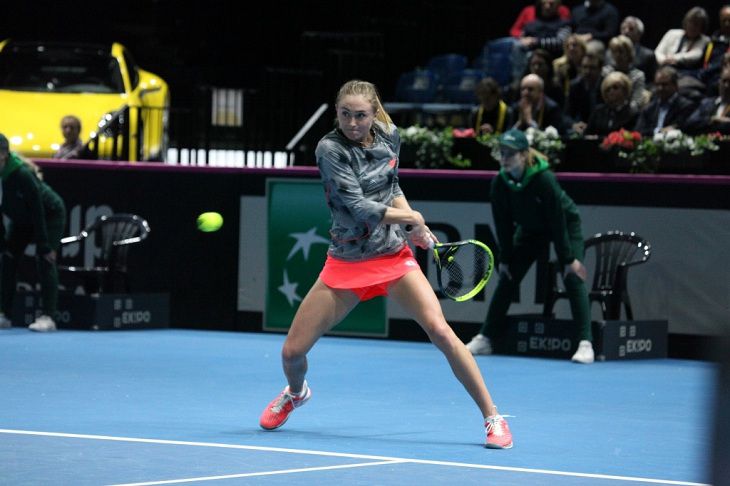 Саснович завершила выступление на теннисном турнире в Дубае
