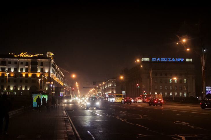 Места установки в Минске датчиков контроля скорости 21 февраля