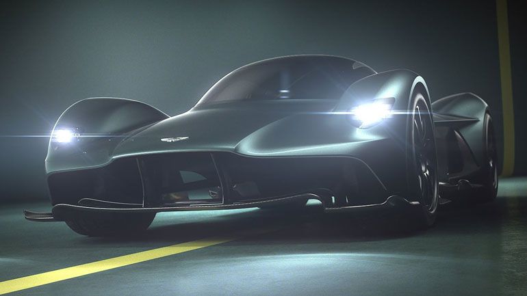 Aston Martin поделилась тизером нового «практичного» гиперкара
