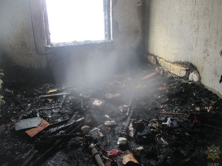 Пожар в Могилеве едва не унес жизни целой семьи