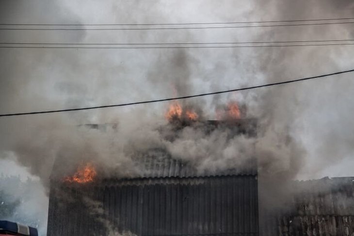 В Пинском районе человек погиб на пожаре
