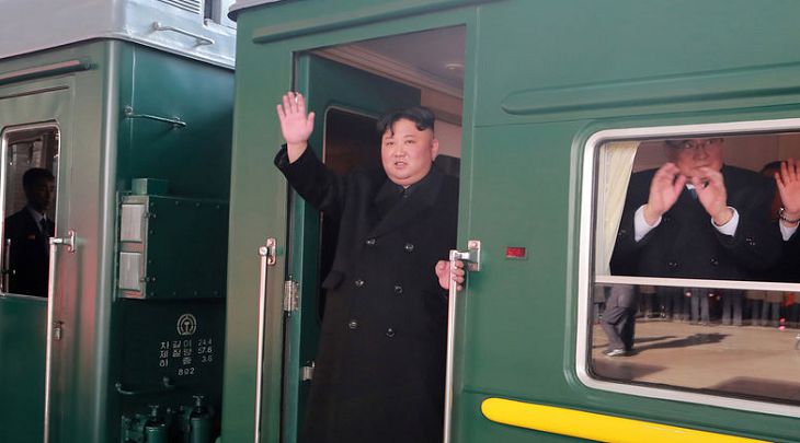 Как выглядит бронепоезд Ким Чен Ына