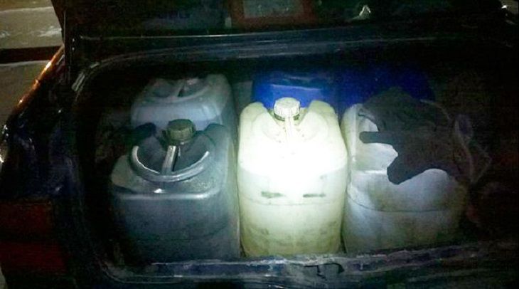 Водитель из Речицы вез 390 л топлива. Без документов Водитель из Речицы вез 390 л топлива. Без документов