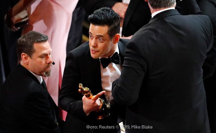 Звезда «Богемской рапсодии» упал со сцены с «Оскаром» в руках