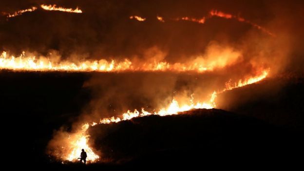 Пожар Апокалипсиса: адское пламя угрожало Манчестеру 