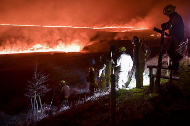 Пожар Апокалипсиса: адское пламя угрожало Манчестеру 