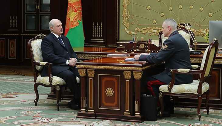 Лукашенко принял с докладом Шуневича