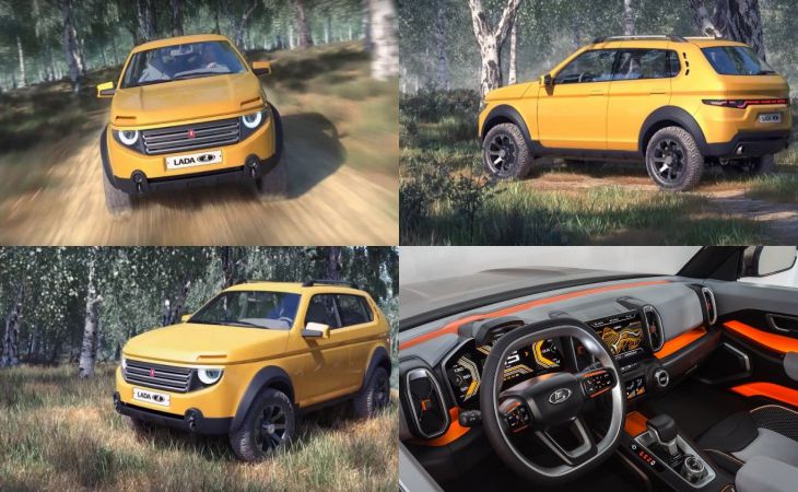 В Сети появился рендер новой LADA 4x4 2018