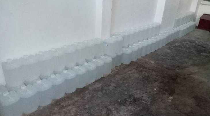 В Калинковичах обнаружен схрон крупной контрафактной партии спирта