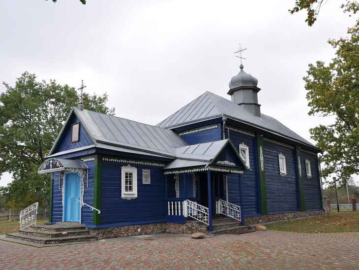В Кобринском районе сгорела церковь XVIII века