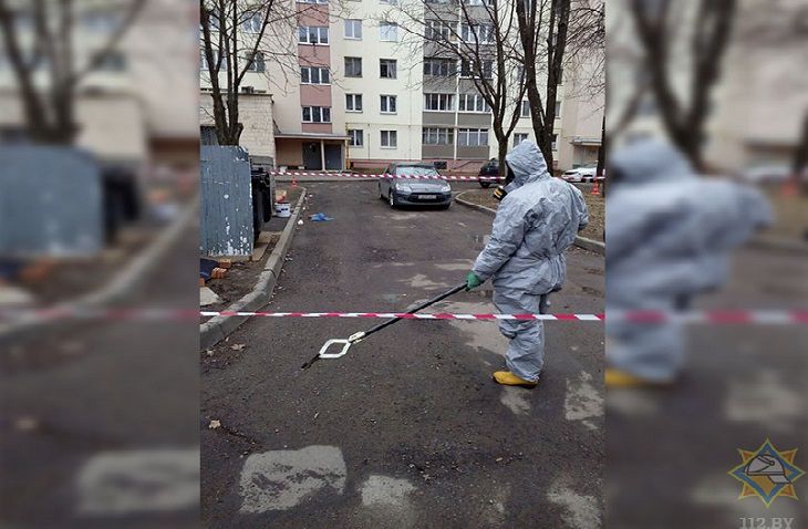 В Минске во дворе многоэтажки нашли ведро с ураном