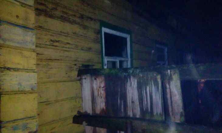 В Климовичском районе сгорел дом