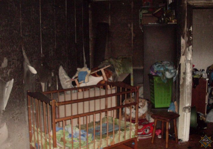 Под Волковыском дети подожгли квартиру 