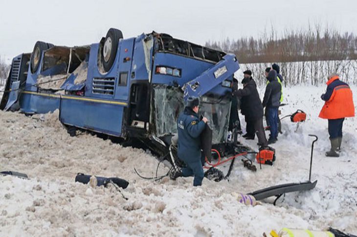 Задержан водитель попавшего в ДТП под Калугой автобуса