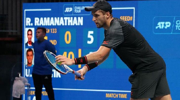 Теннис. Сучжоу. Белорус Игнатик сыграл в 1/4 финала 