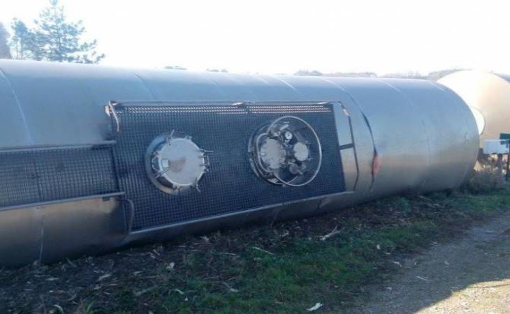 Во Франции сошел с рельсов поезд, груженный аммиаком