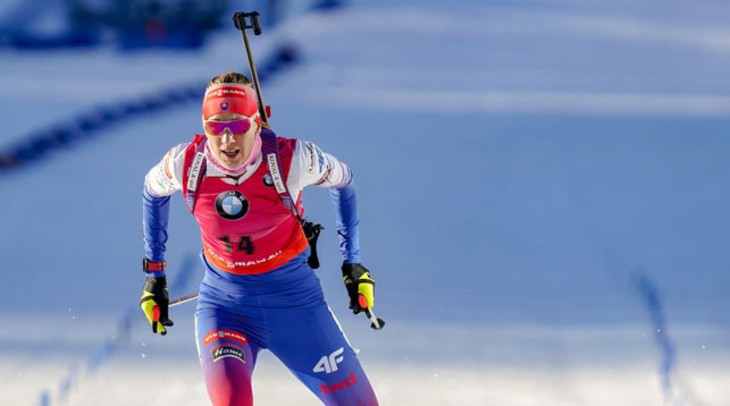 Анастасия Кузьмина победила в пасьюте на заключительном этапе КМ в Норвегии