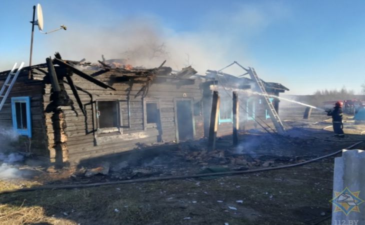 В Ганцевичском районе сын спас мать на пожаре, но погиб сам