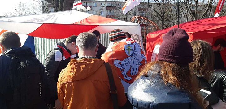 Задержание на Дне Воли в Минске: взяли Дашкевича и Рымашевского