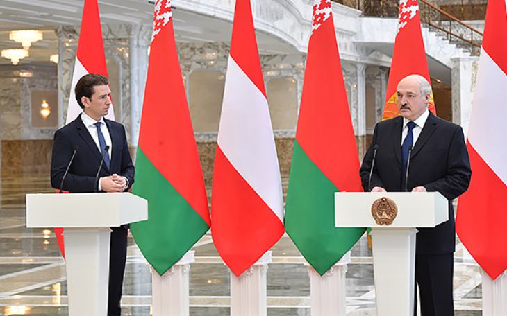 Курц заявил, что рассчитывает на визит Лукашенко в Австрию