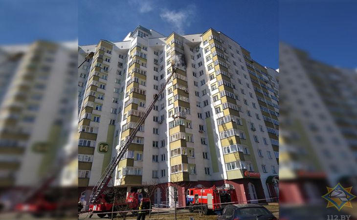 В Минске из-за брошенного окурка горела квартира