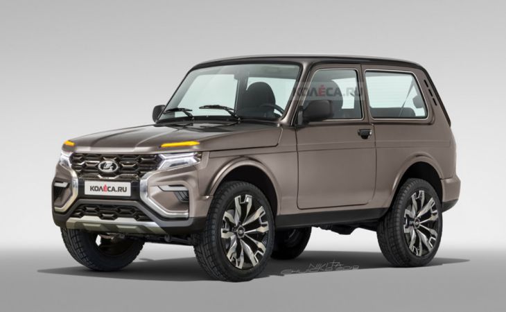 В Интернете появились первые изображения новой Lada 4х4 В Интернете появились первые изображения новой Lada 4х4