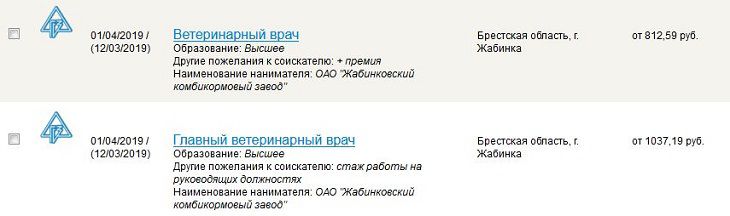 В Жабинке ищут работников. Зарплата – от 330 рублей 