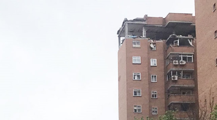 Взрыв прогремел в жилом доме в Мадриде